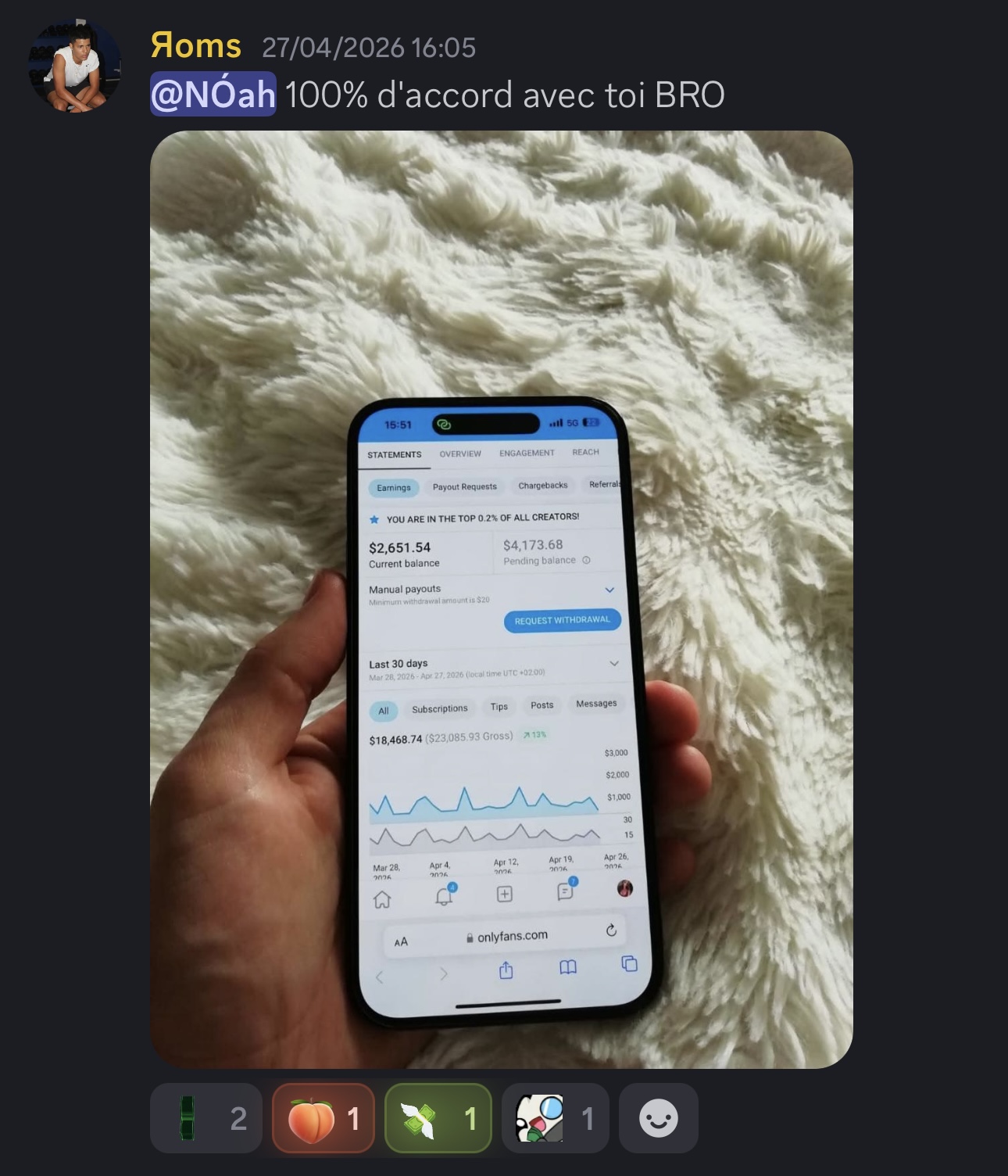 Retour membre Discord