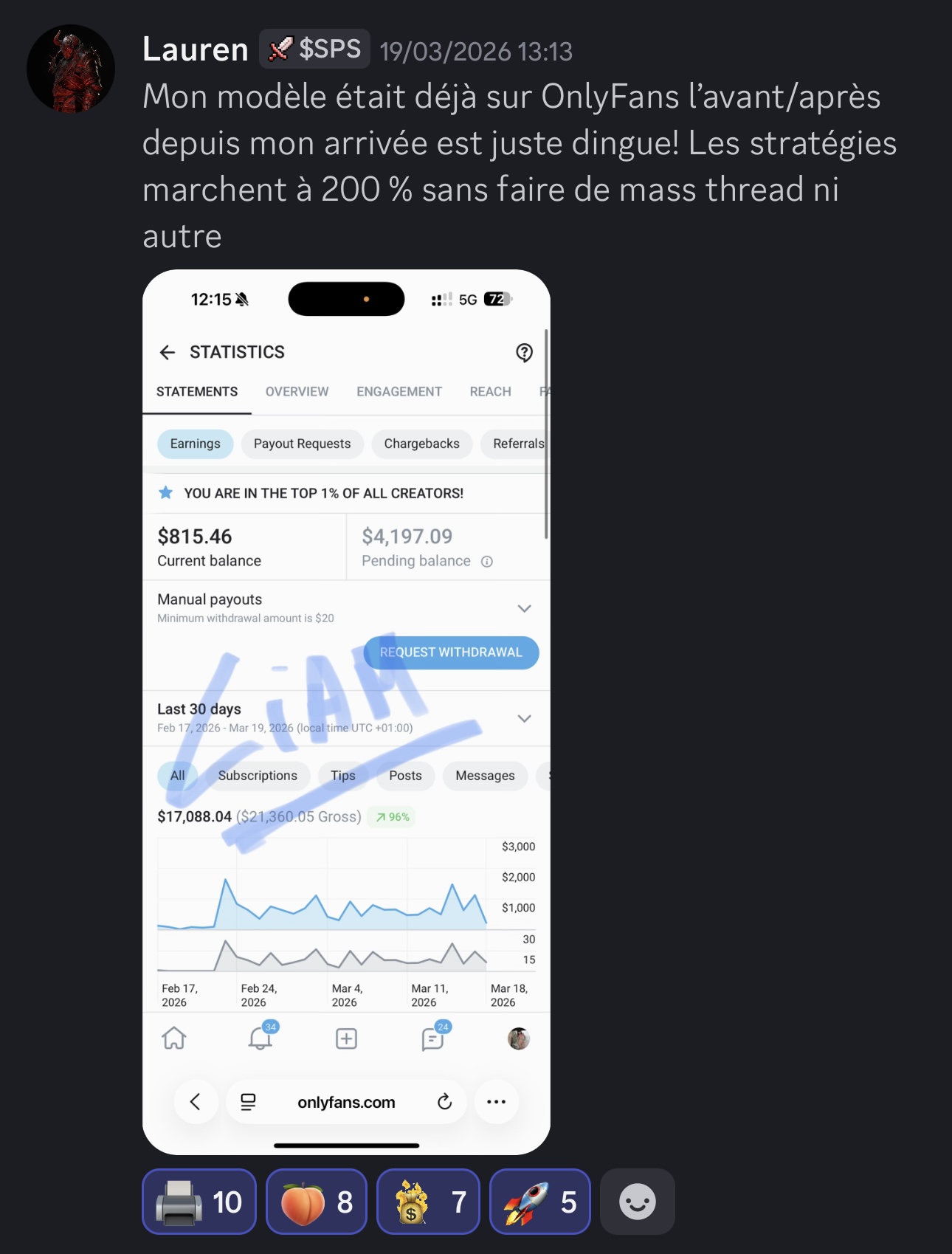 Retour membre Discord