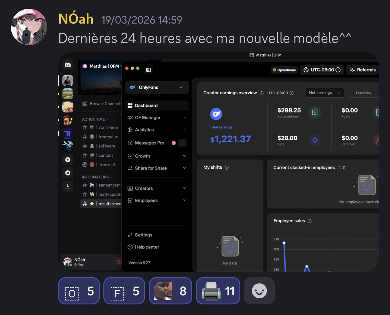 Retour membre Discord